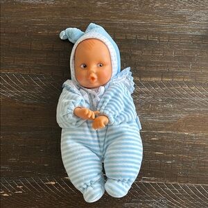 Corelle Blue Striped Baby Doll